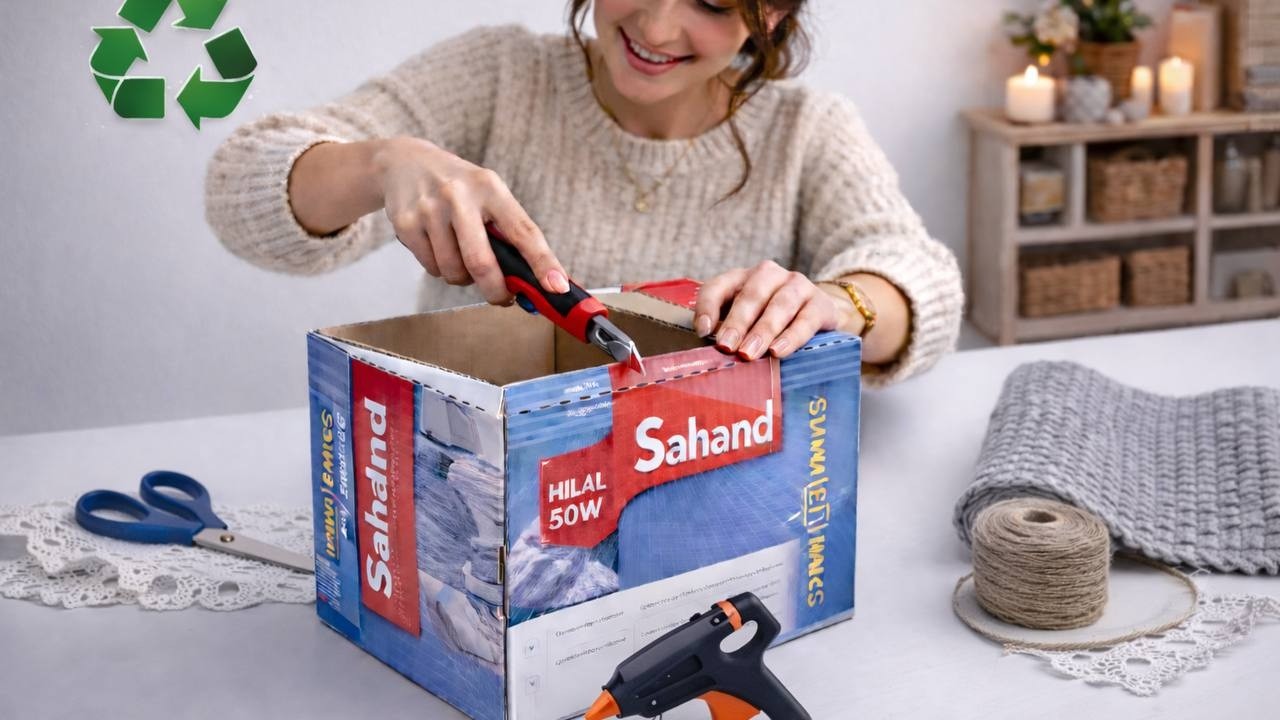 Transforming a Cardboard Box, Bath Mat & Fabric !!😍 Genius Recycling Idea That Will Amaze You♻️