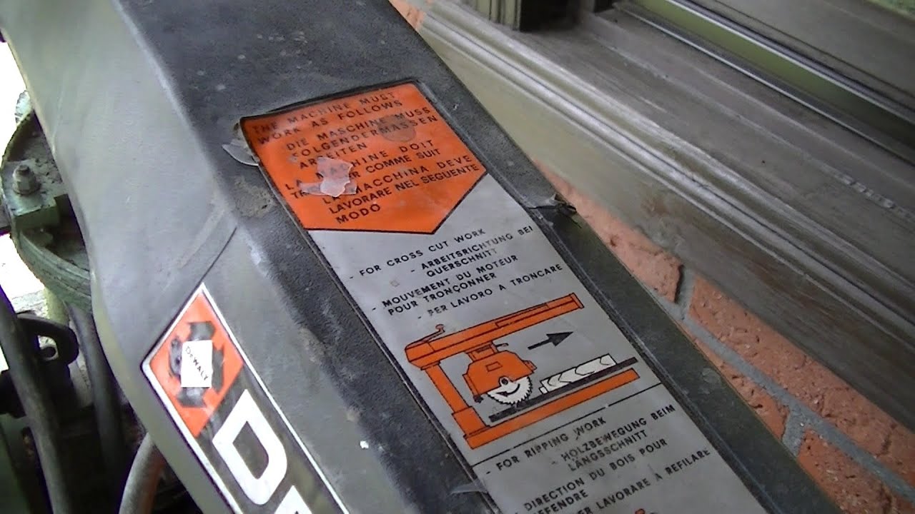 KB - Aufarbeitung Radialarmsäge Dewalt DWS 125
