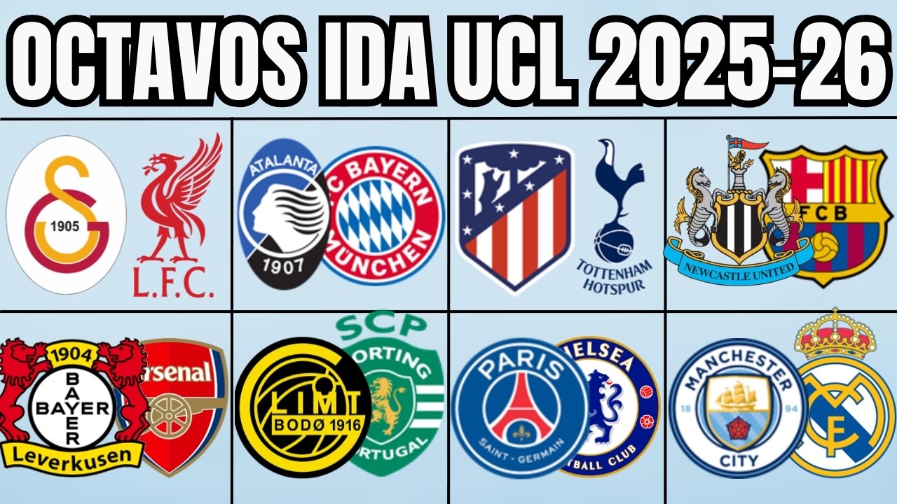 🔥PREDICCIONES OCTAVOS DE IDA CHAMPIONS LEAGUE 2025-26 | GDFRANK!
