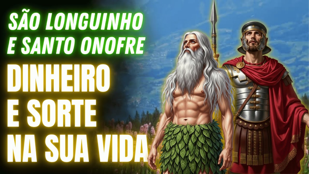 💸 Oração Forte a São Longuinho e Santo Onofre, MUITO DINHEIRO E SORTE NA SUA VIDA