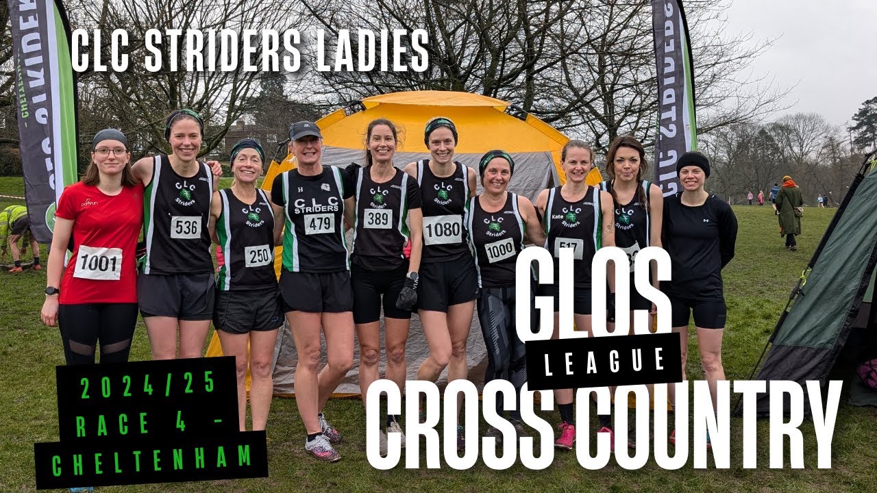 CLC Striders Ladies XC - Gloucestershire League 2024/25 - Race 4