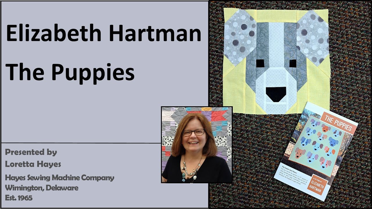 How to Piece Elizabeth Hartman The Puppies Pattern