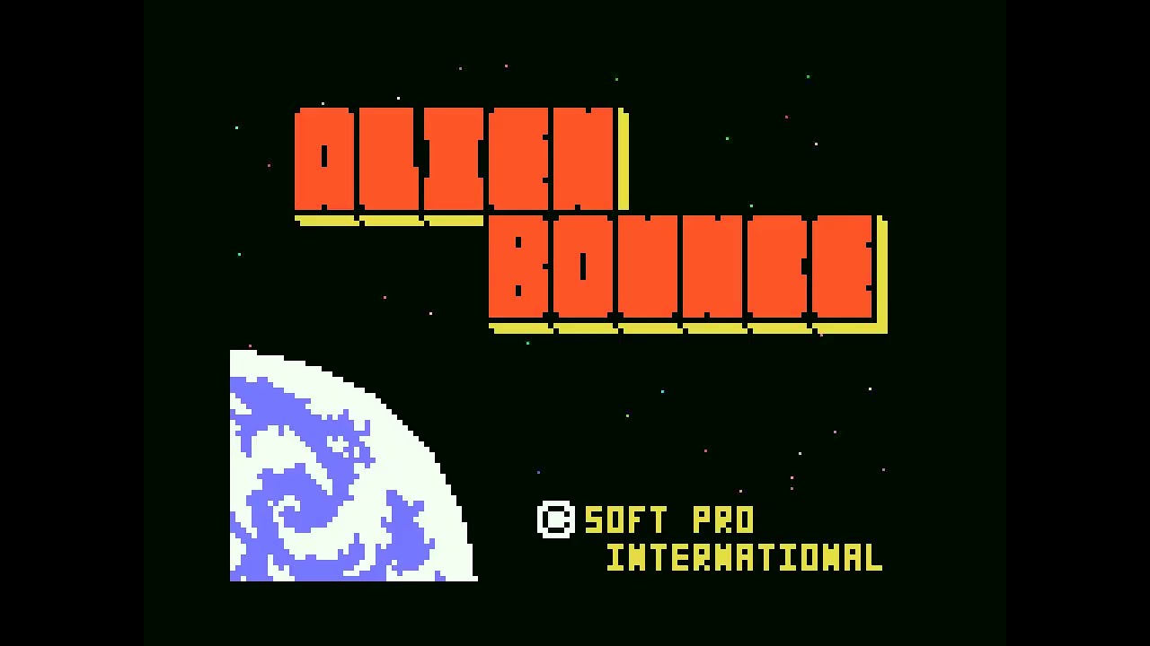 Alien Bounce (MSX, 16K ROM, Pro Software International 1985)
