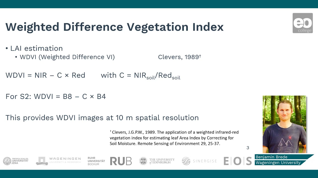 Crop Monitoring: Biophysical Parameters - Leaf Area Index (LAI)