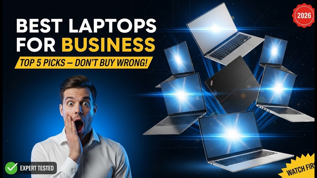 Best Business Laptops in 2026 (Top 5 Picks for Professionals)
