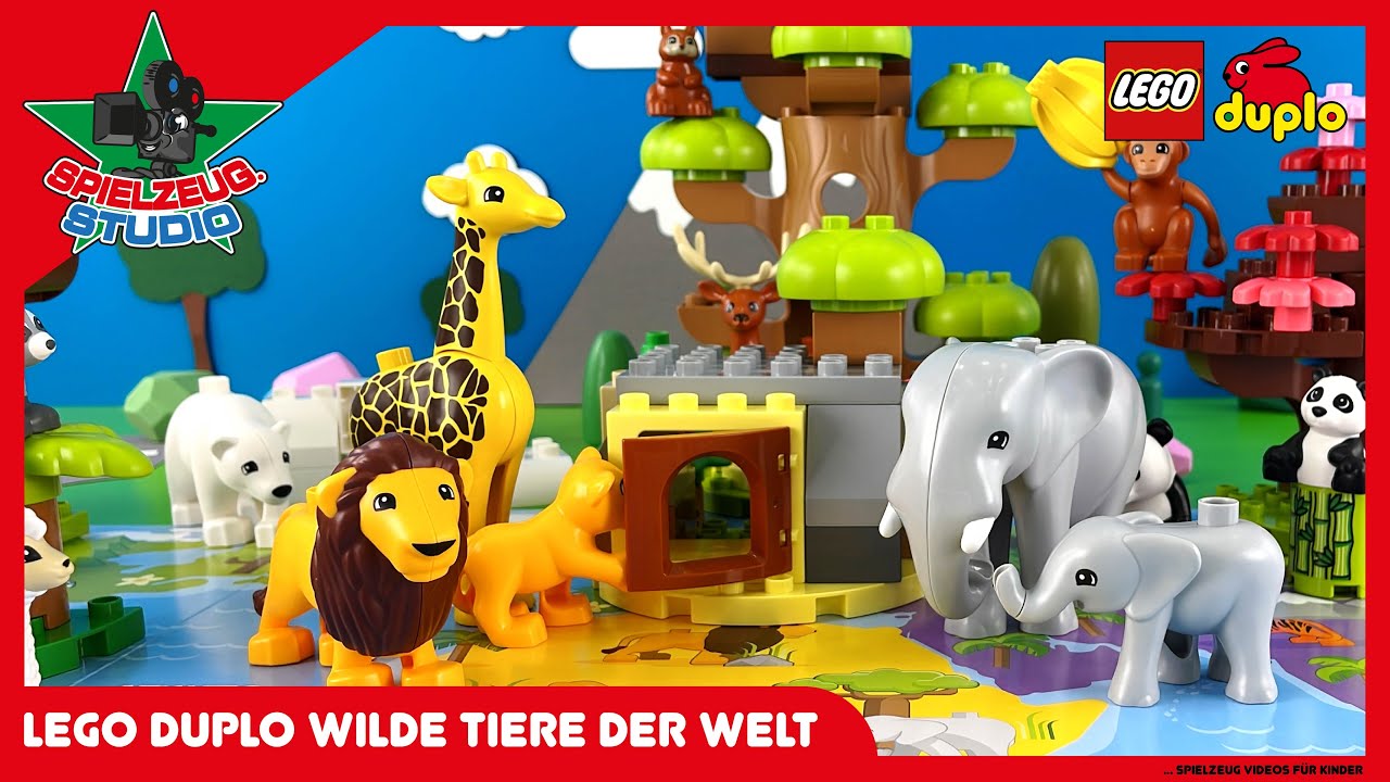 LEGO DUPLO Wilde Tiere der Welt - Spielzeug Video f&uuml;r Kinder auf deutsch