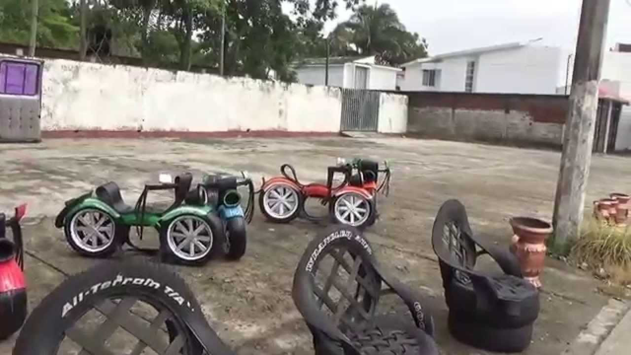 LLANTAS RECICLADAS, INGENIO 100% MEXICANO