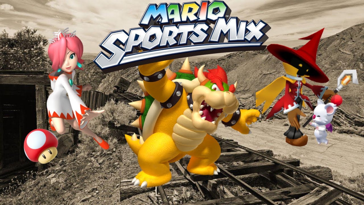 Mario Sports Mix - Dodgeball: Tournament #17: Mushroom Cup (3 players, Hard, Extras Path)