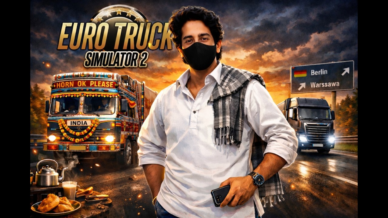🚛 Real Truck Driving Experience Long Highway Truck Drive in ETS2 Rain + Traffic +  | New Truck Life