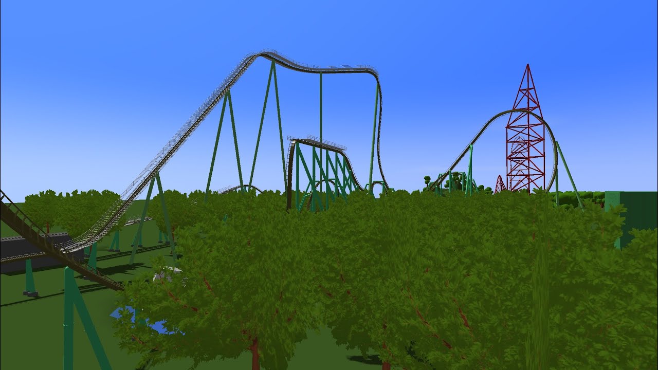 La Vibora Custom B&M Dive coaster UC3