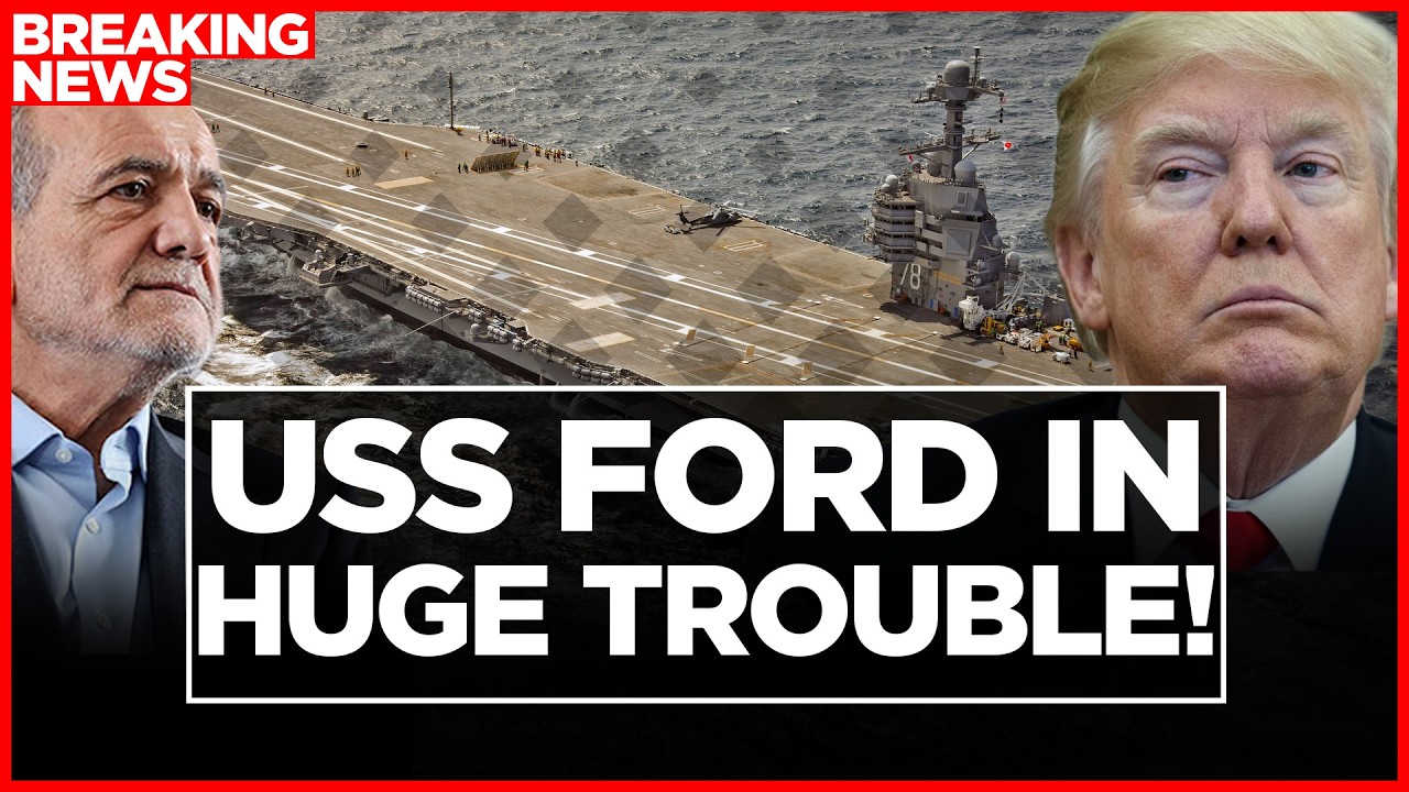WATCH: USS Ford Pulled Out After Fire Injures 200 Sailors Amid Iran War And Crew Breakdown