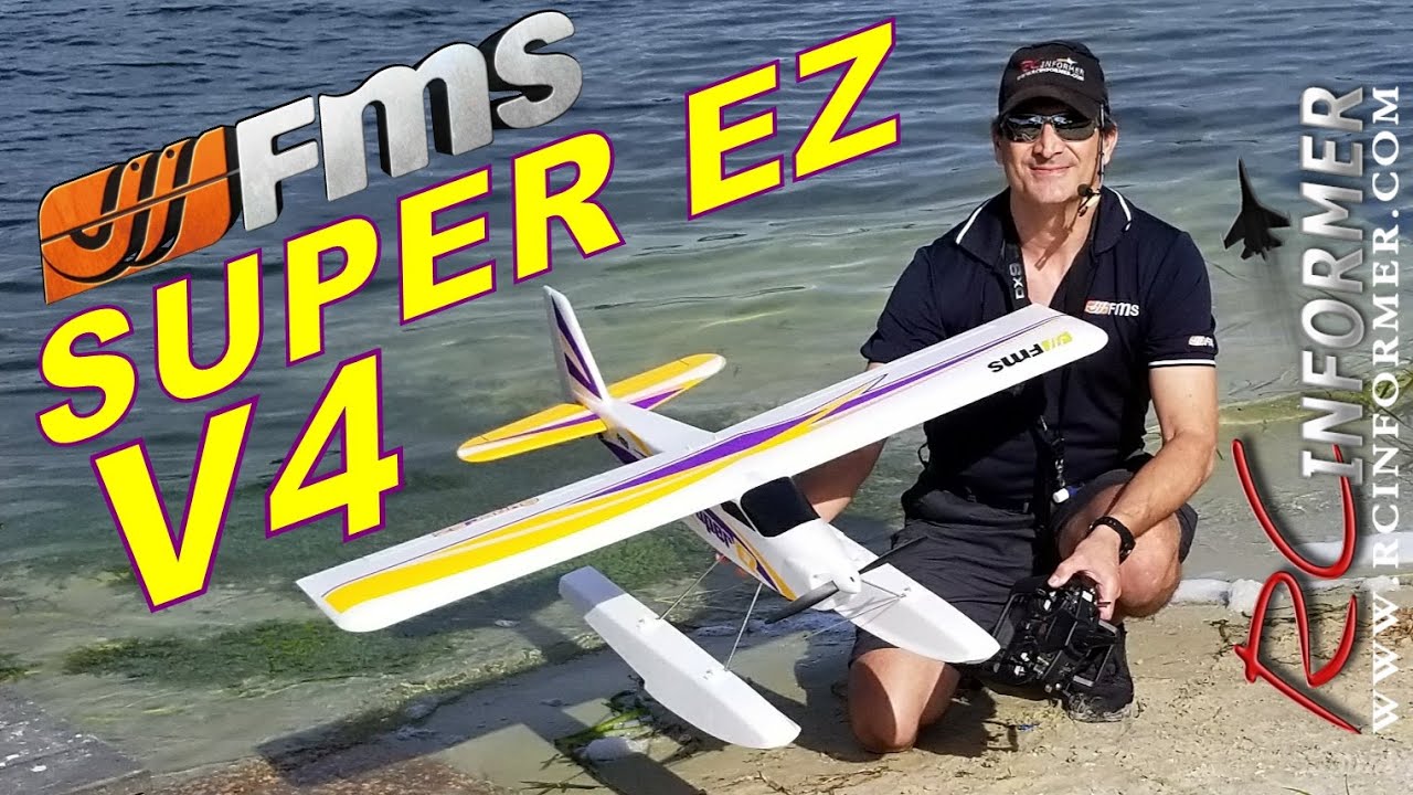 FMS SUPER EZ V4 Maiden Float Demo By: RCINFORMER