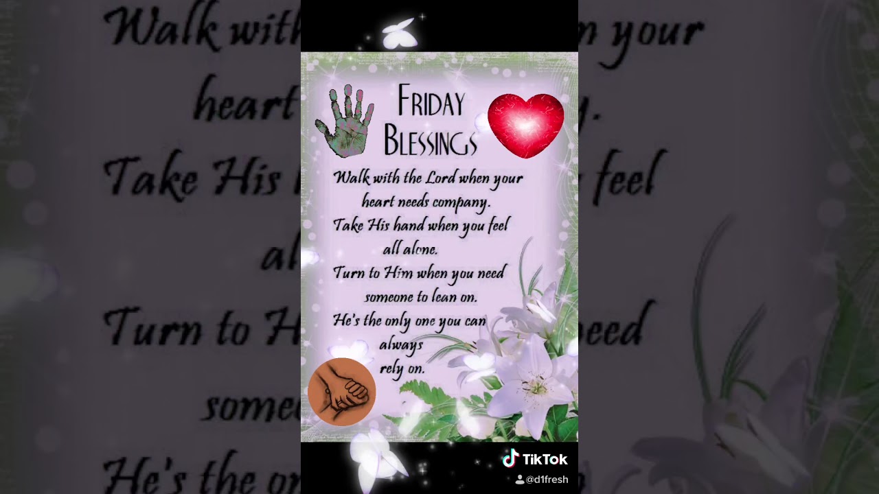 Friday Blessings