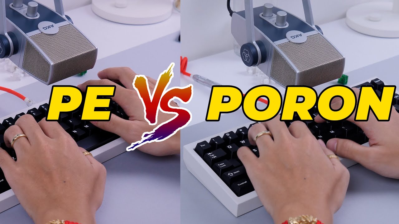 Sự khác biệt giữa PE và PORON Foam Switch ft QK65 !!!