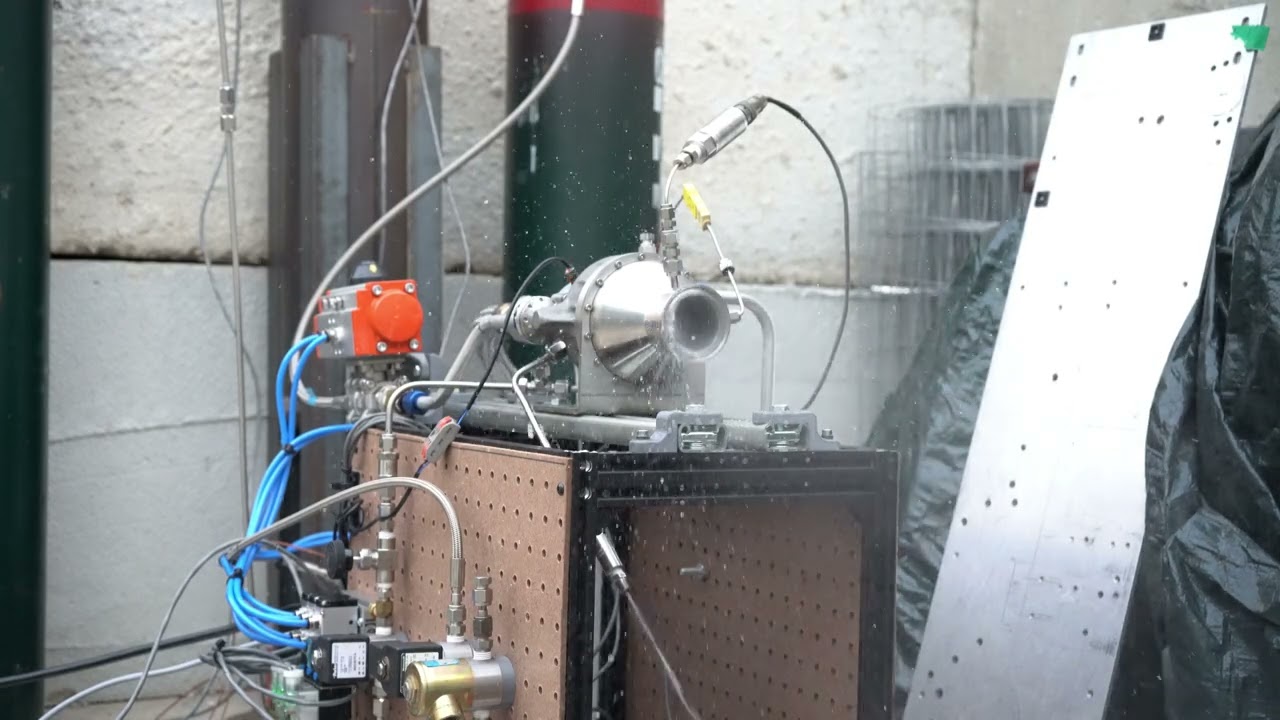 Undergrad Rocket engine Turbopump Project Test 7
