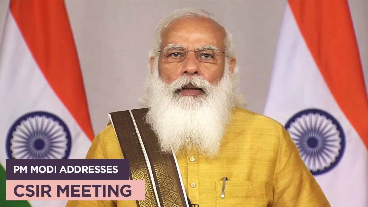 PM Modi addresses CSIR meeting
