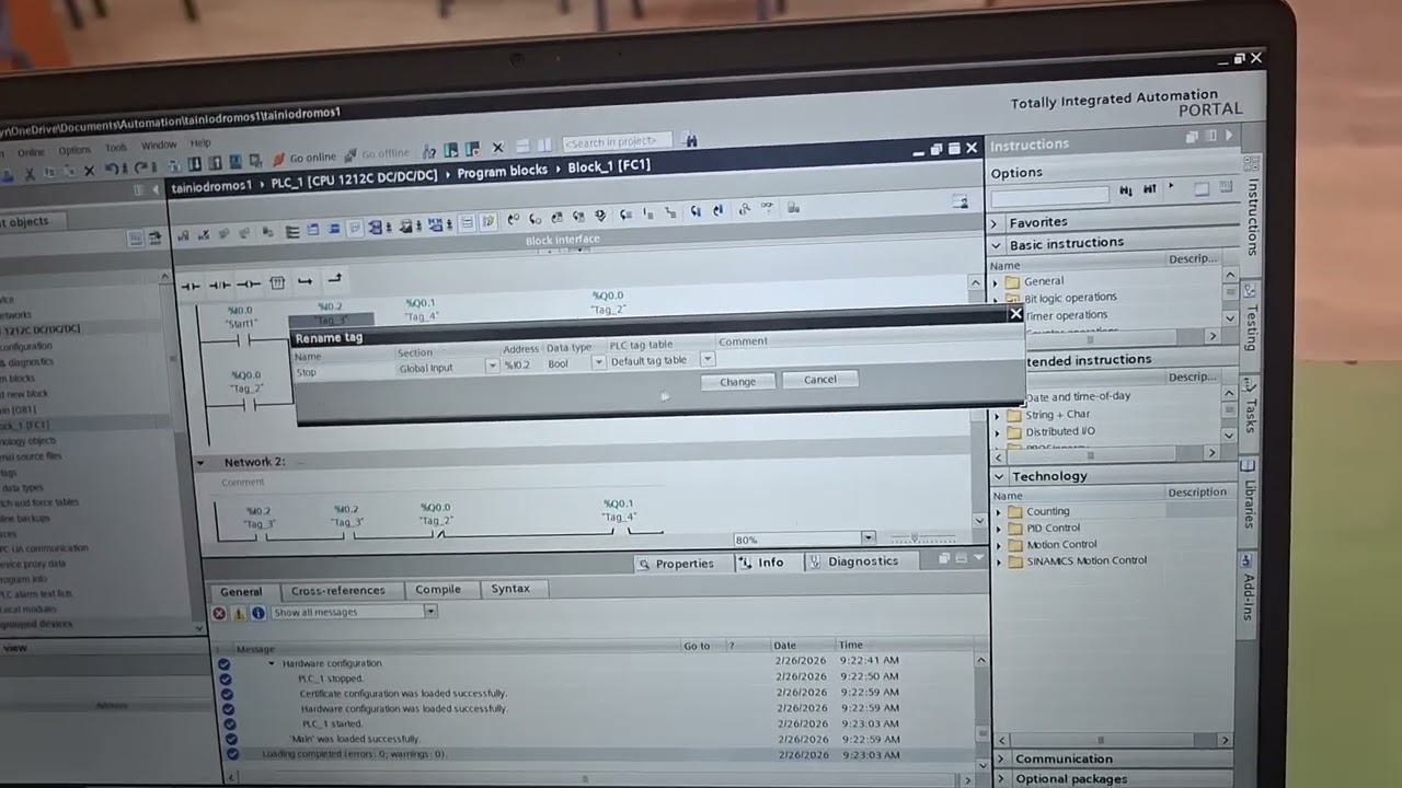 Factory io and TIA Portal