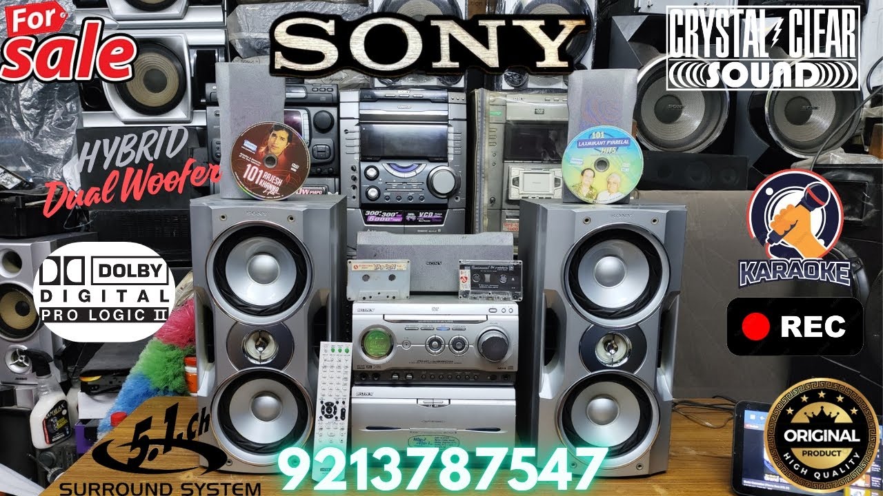 🎵🔥 SONY MHC-WZ80D HIGH POWERED MUSIC SYSTEM | 4400W PMPO | ₹16,000/- DOLBY SURROUND SOUND 🔥 #vintage
