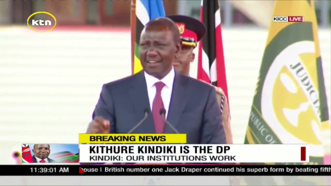 President Ruto addresses the nation after Prof Kindiki Swearing in