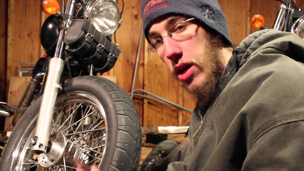 VT1100C2 Front Wheel Removal