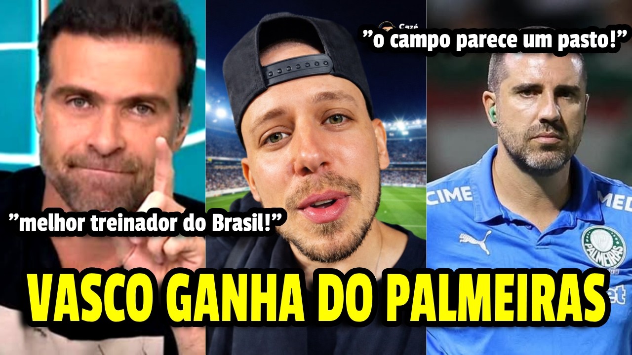 VASCO DERROTA O PALMEIRAS NA ESTREIA DE RENATO GAÚCNHO! VEJA!