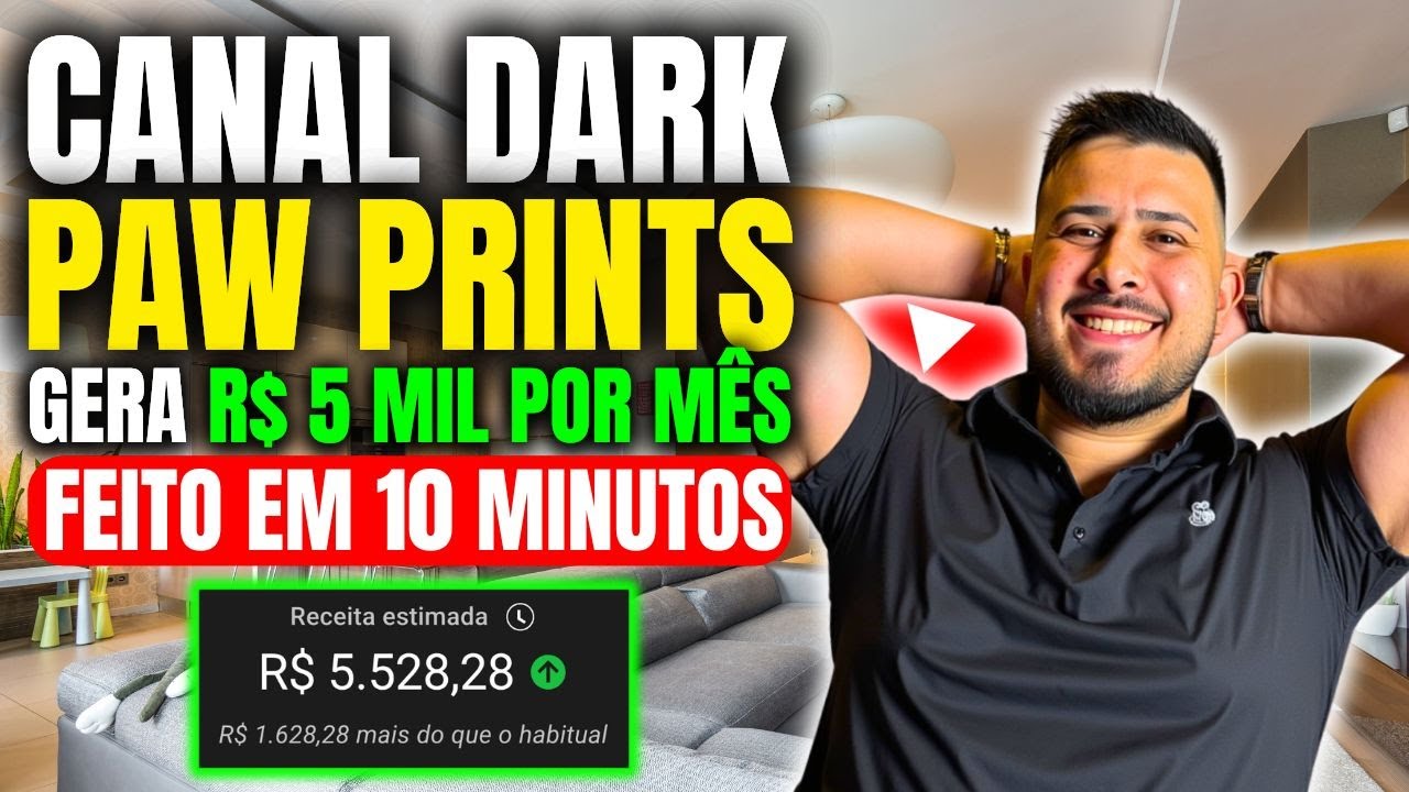 Como Criar um Canal Dark Iniciante que Monetiza Rápido e Ganhar Dinheiro com YouTube