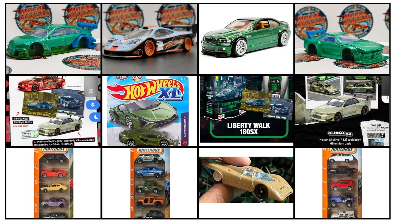 Предварительный показ новых моделей Hot Wheels: новый Skyline от LBWK, BMW M3, Porsche 917, Audi ...