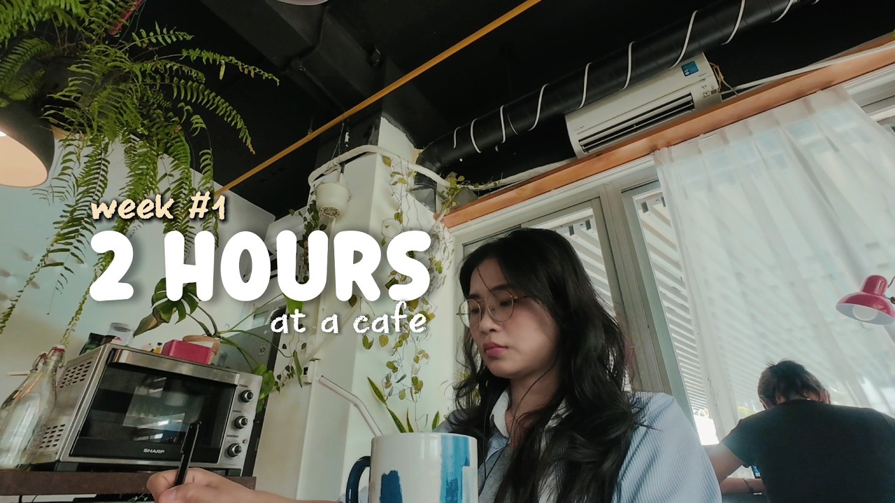 Week 1 — 2 hours studying for my CFA exam | weekend café session