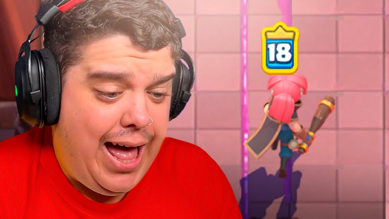 Coloquei a carta mais IN-SU-POR-TÁ-VEL do jogo no nivel 18!