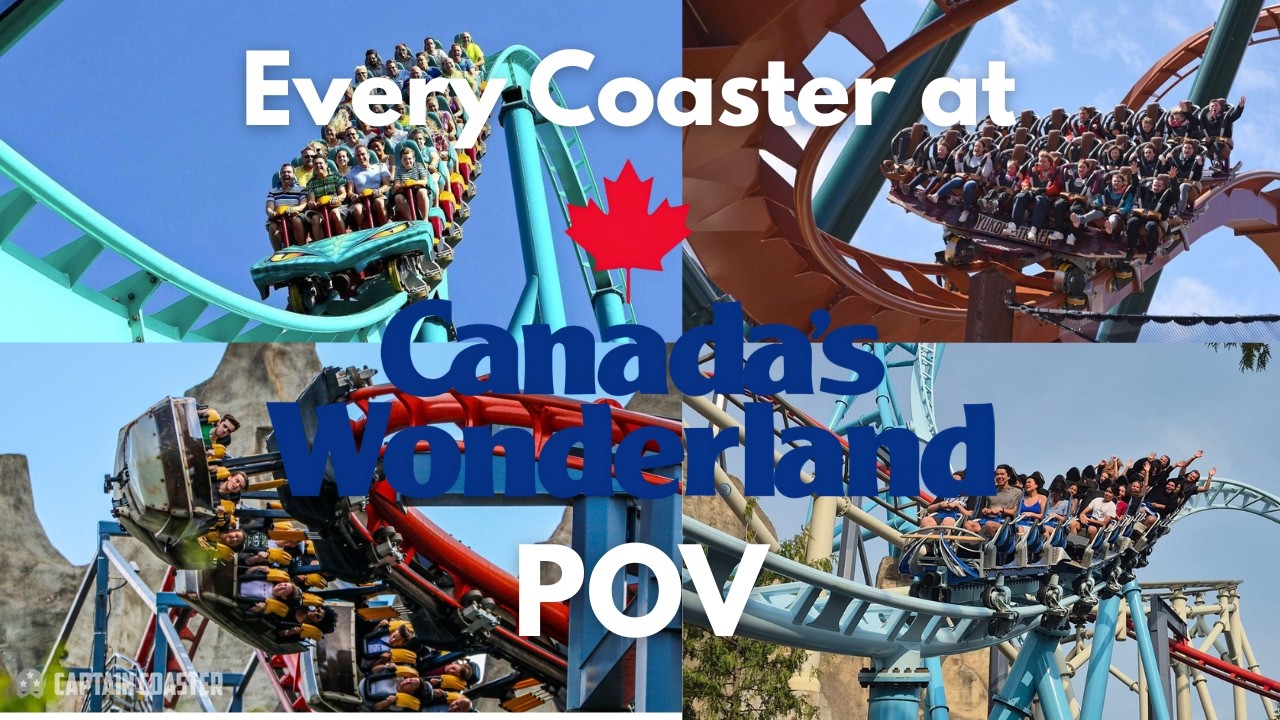 Every Roller Coaster at Canada's Wonderland POV *New* for 2025