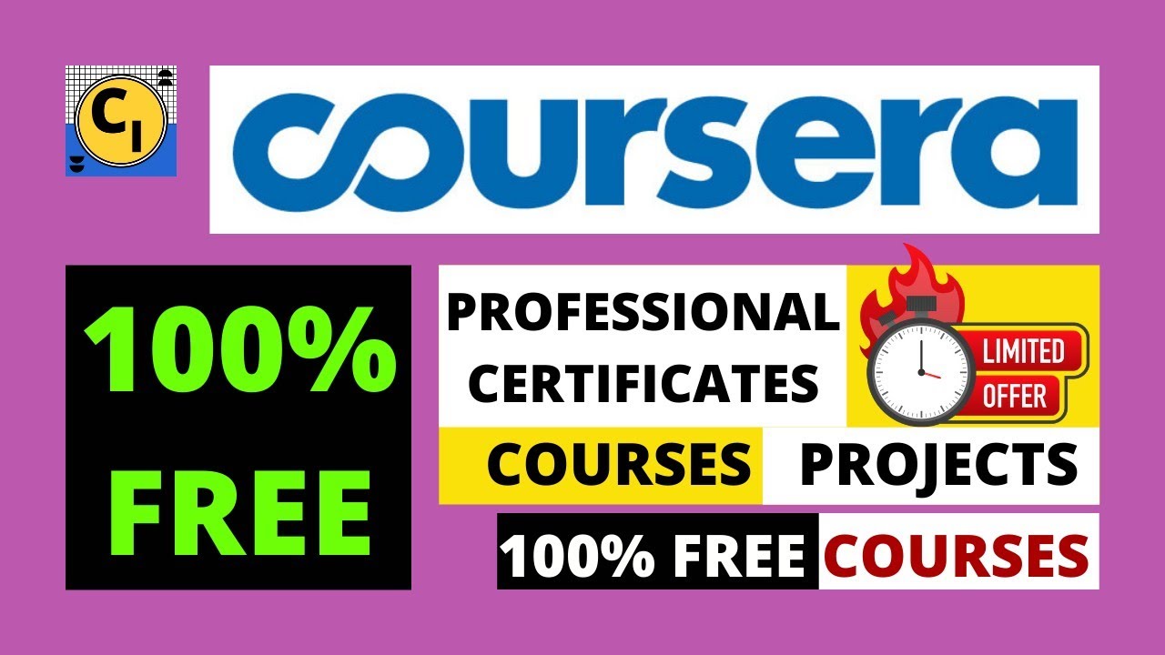 Coursera 100% FREE Online Courses with Certificate | Professional Certificate | Course Intern