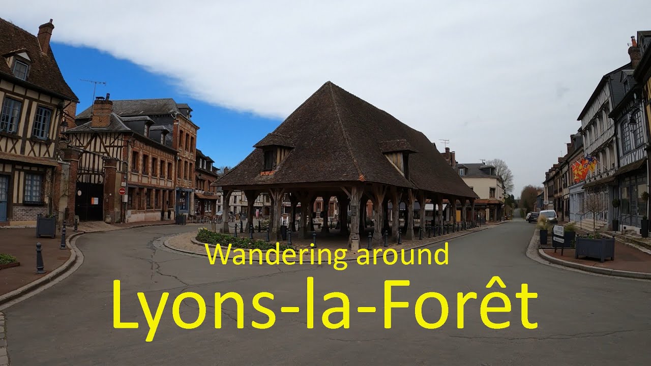 Wandering around  Lyons-la-Forêt in Normandy one of the 