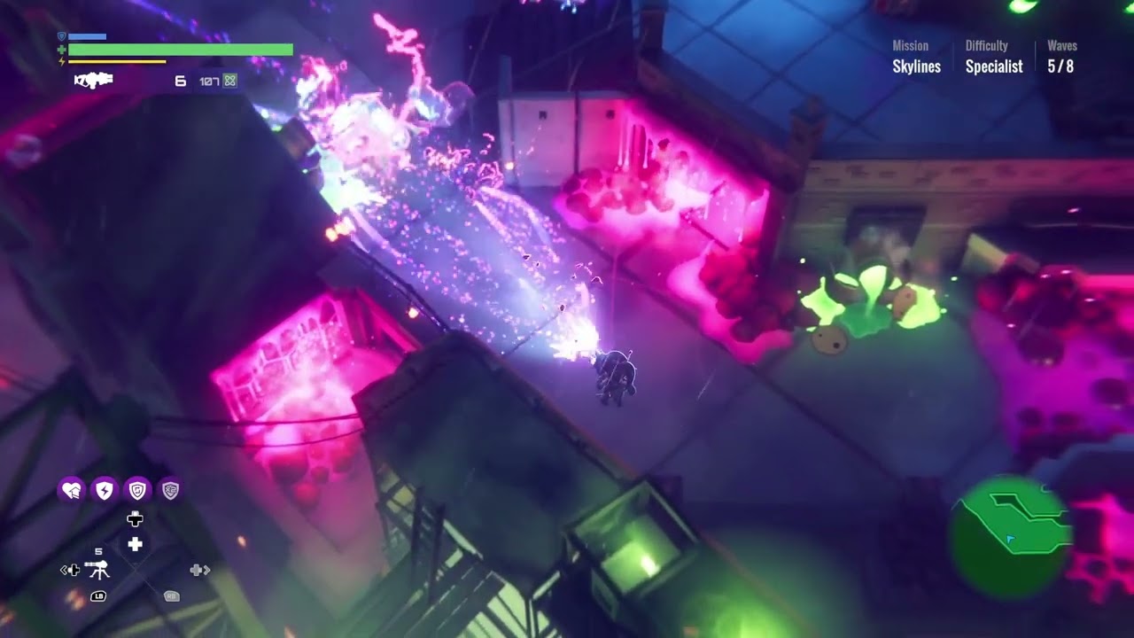 From Space - Skylines DLC Map - Resistance (Horde Mode) - Specialist, All Challenges