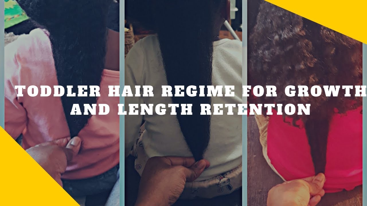 Toddler natural hair regime for RETENTION and GROWTH