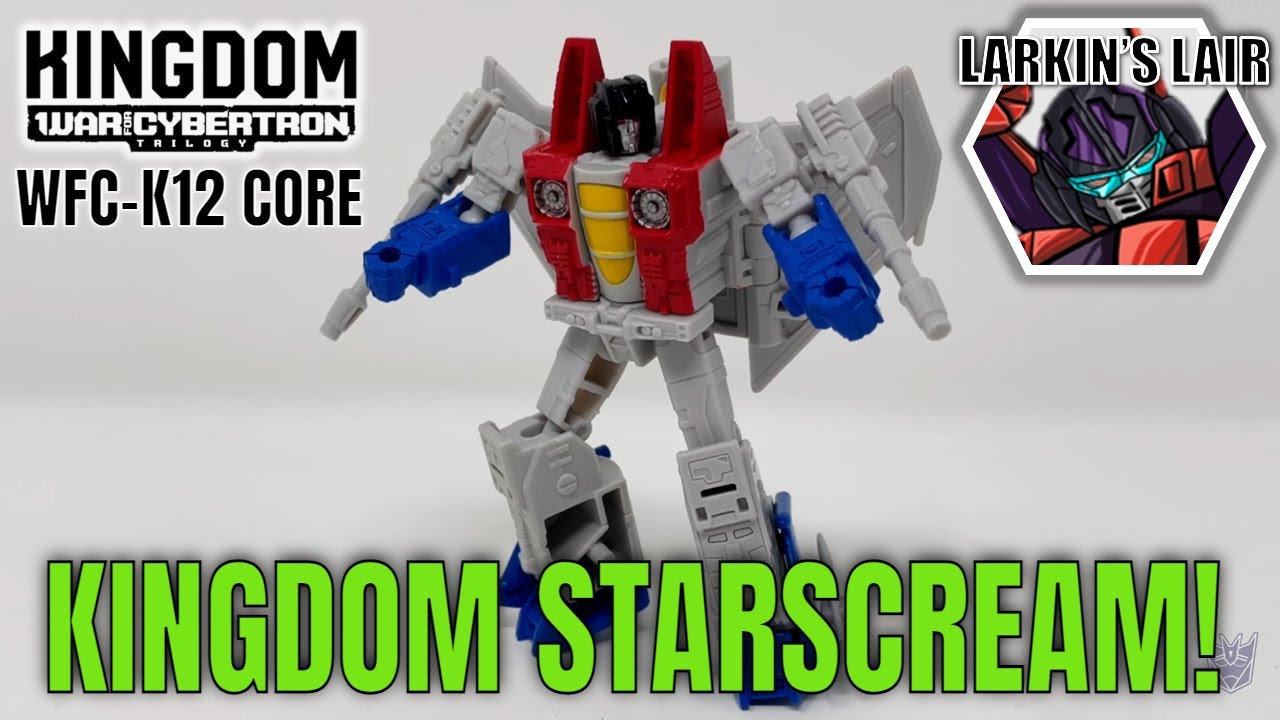 Transformers Kingdom Core Starscream Review WFC-K12 (Retail Release), Larkin's Lair