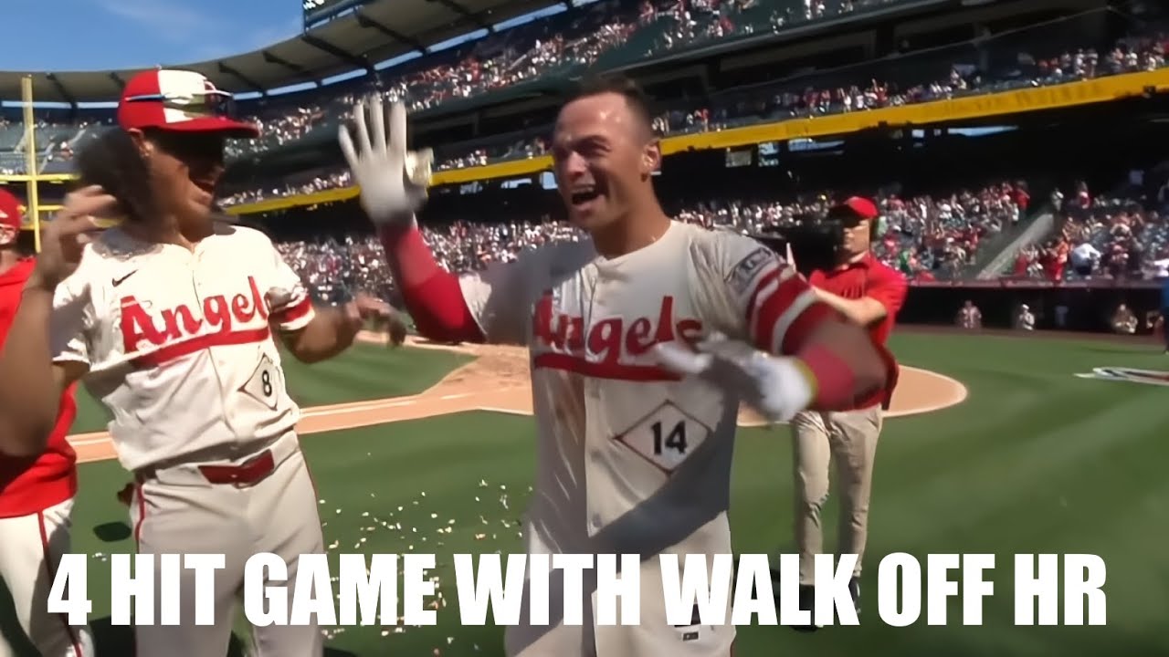 Logan O'Hoppe Caps Off Huge 4 Hit Day with a Walk Off Homer vs Astros!!