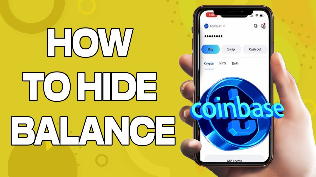 How to Hide Your Balance on Coinbase Wallet