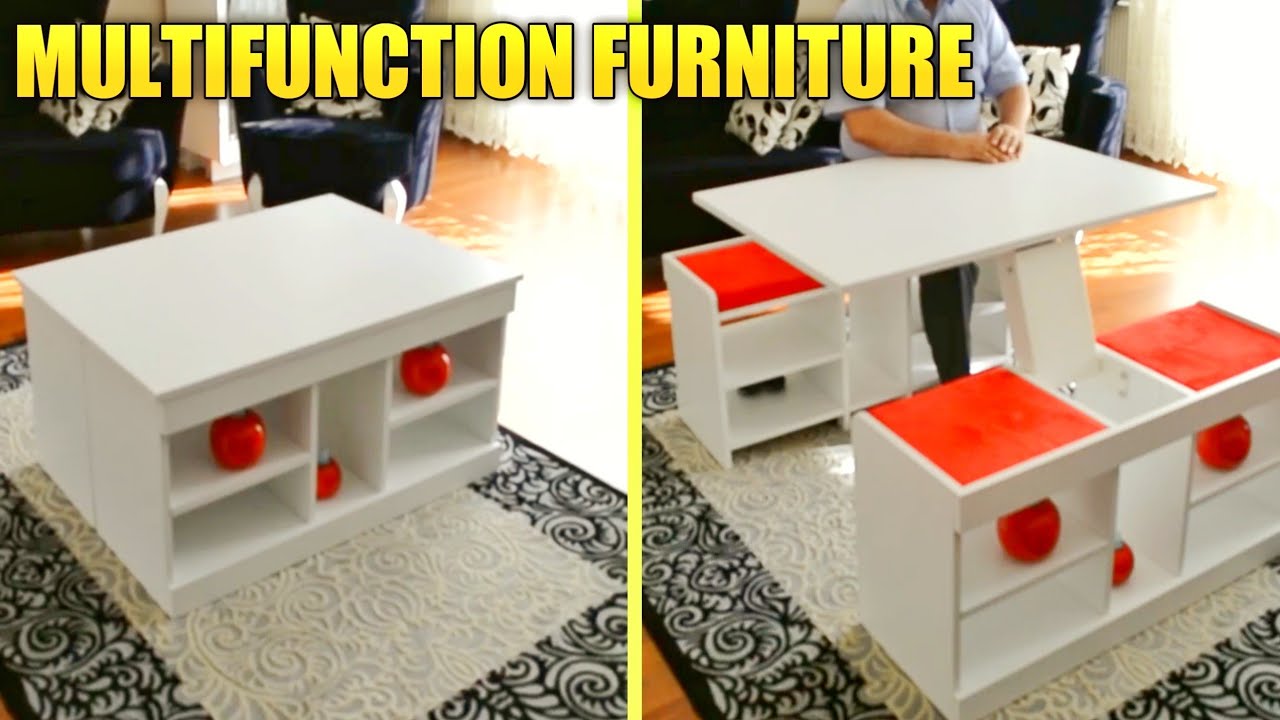 MULTIFUNCTIONAL FURNITURE for Small Spaces | Smart Space Saving Ideas | Space Saving Furniture Ideas