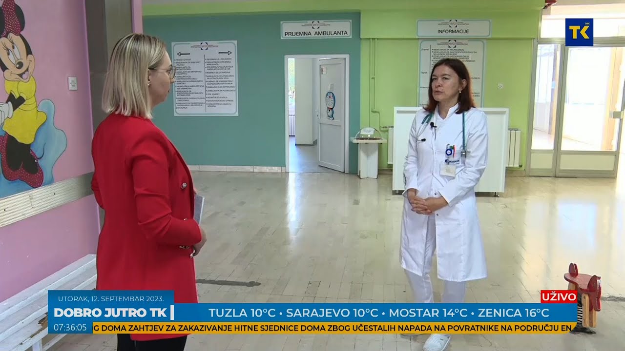 DOBRO JUTRO TK| Klinika za dječije bolesti UKC-a Tuzla