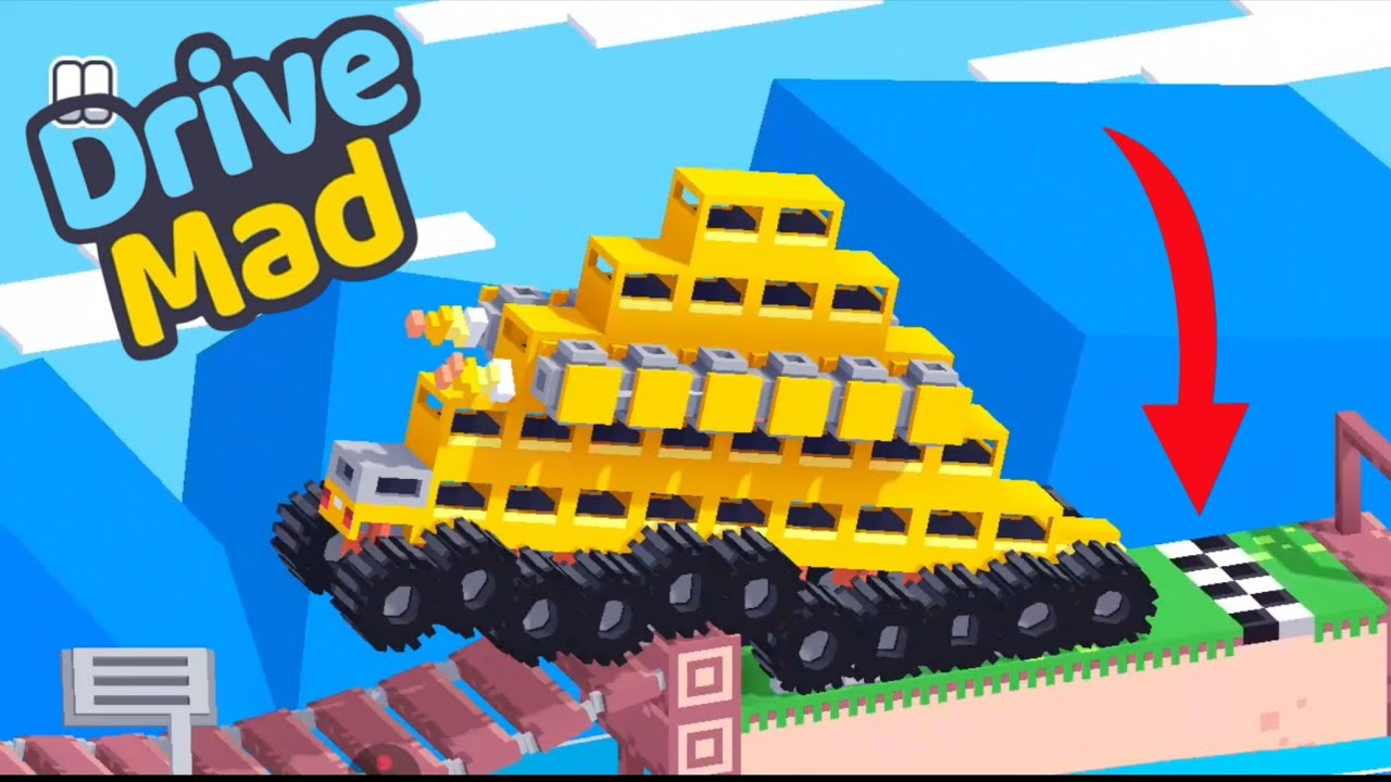Drive Mad All Level GamePlay Walkthrough EPN 4#fancade #racing