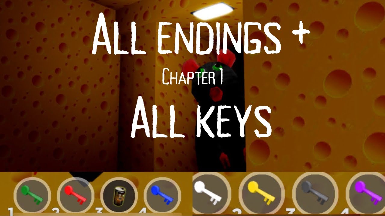 Cheese Escape Chapter 1 - Full walkthrough Horror {Roblox}