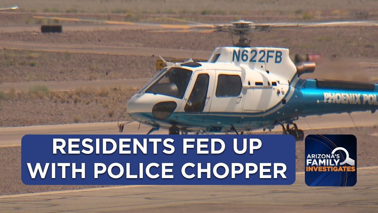 Police helicopters cutting corners over Phoenix neighborhood