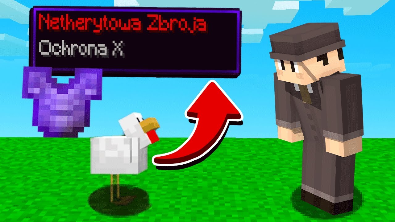 MINECRAFT, ALE KURY ZNOSZĄ KOX ITEMY!