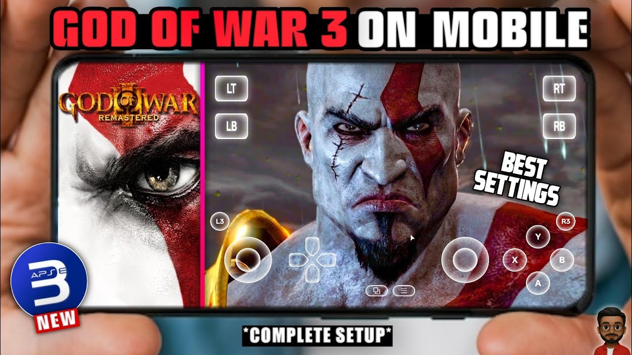 GOD OF WAR III ON ANDROID | PLAY PS3 GAMES ON ANDROID SETUP | APSE EMULATOR BEST SETTING ANDROID 