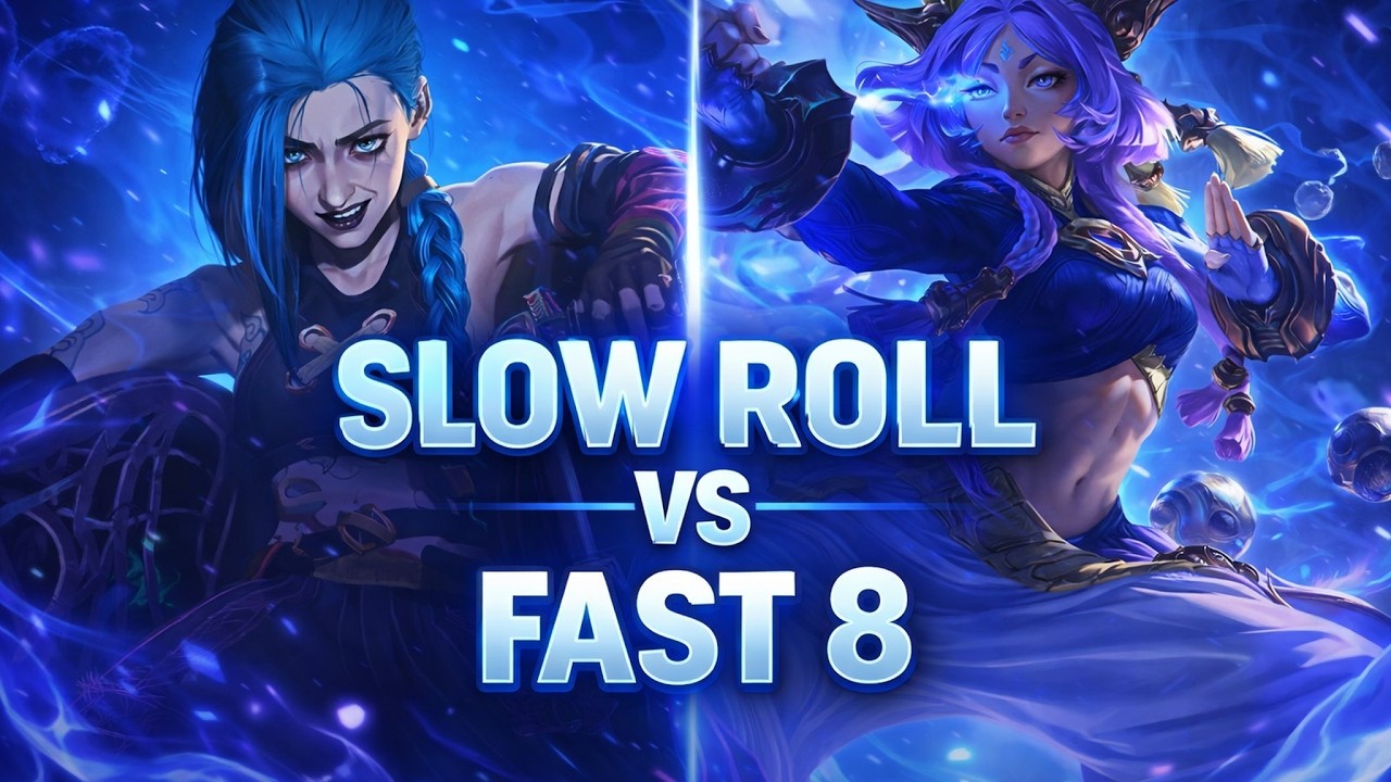 VOC&Ecirc; REALMENTE SABE QUANDO FAZER SLOW ROLL OU FAST 8 NO TFT ?