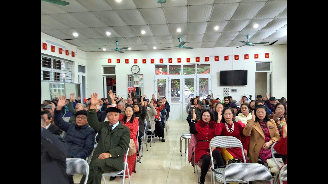 HỘI NGHỊ ĐẠI BIỂU NHÂN DÂN BÀN VIỆC XÂY DỰNG VĂN HÓA Ở KHU DÂN CƯ TỔ 4P PHƯỜNG KIẾN HƯNG