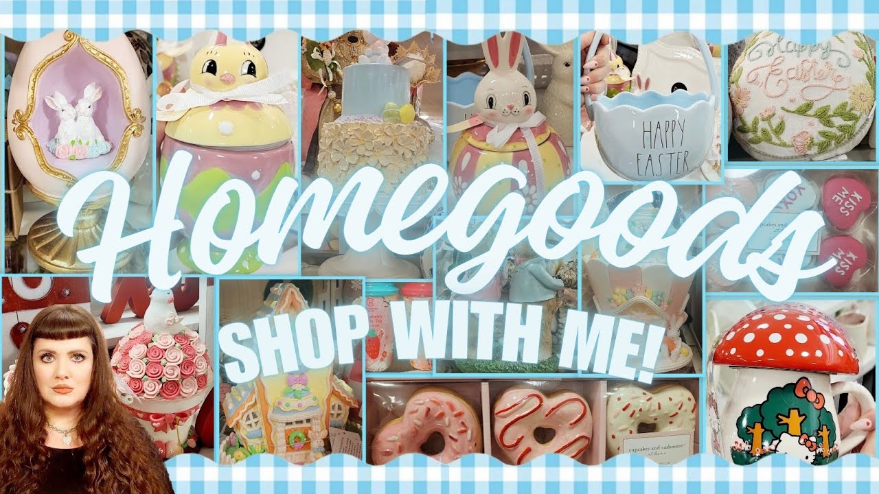 Trendy & Viral Goodies! 🐰🩷 Homegoods 🩷🐰 Valentine's & Easter 2024 Shop With Me!