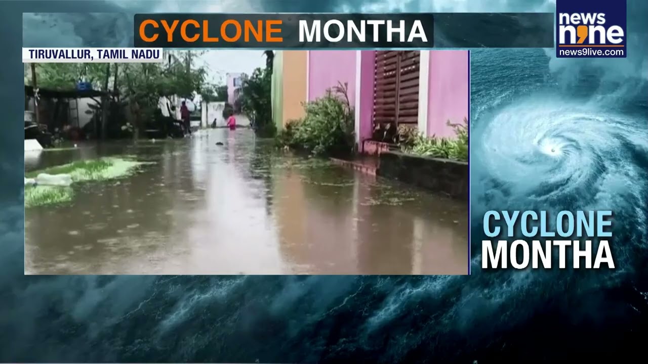 Cyclone Montha Makes Landfall Near Kakinada | Andhra Braces For Heavy Impact | News9