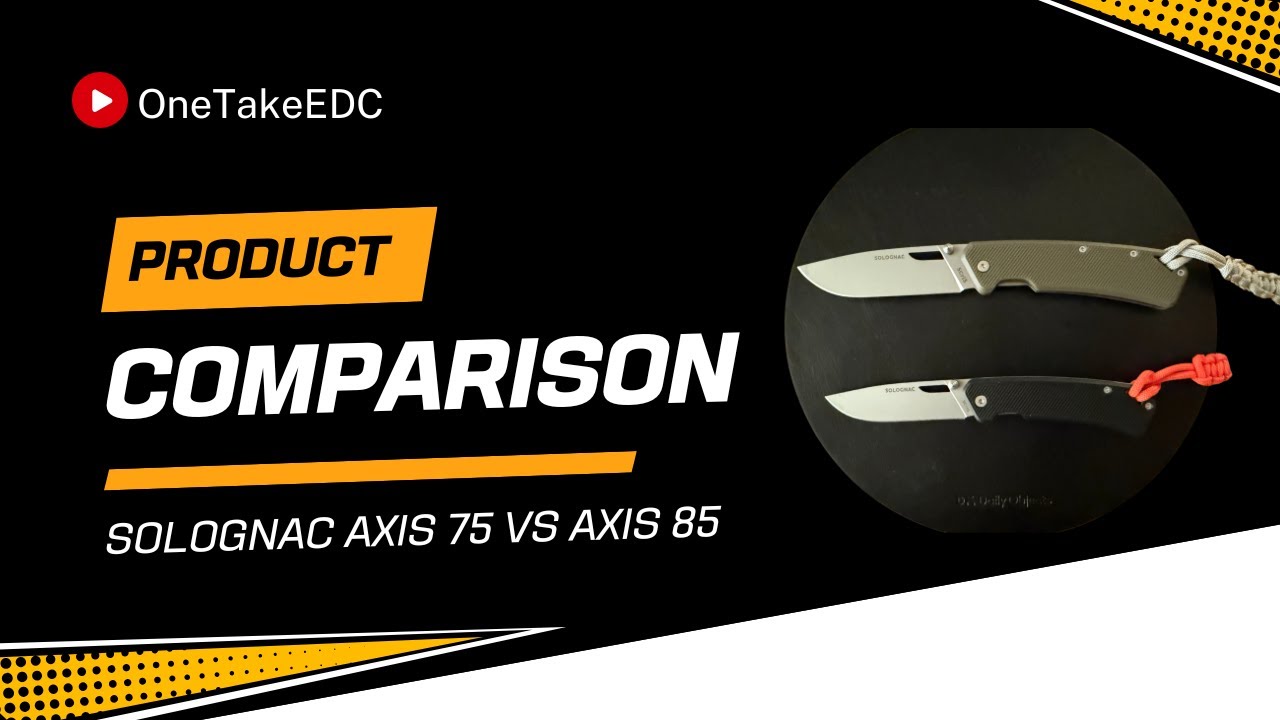 #Decathalon #Solognac Axis 75 & Axis 85 Comparison - #everydaycarryknife