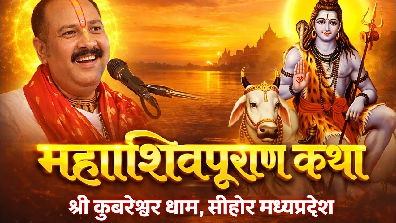 Day 1 : महाशिवपुराण कथा LIVE | श्री कुबरेश्वर धाम, सीहोर ! 